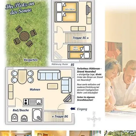 Apartment Ferienhaus & Ferienwohnung Insel Hiddensee Strand Neuendorf Neuendorf (Hiddensee)